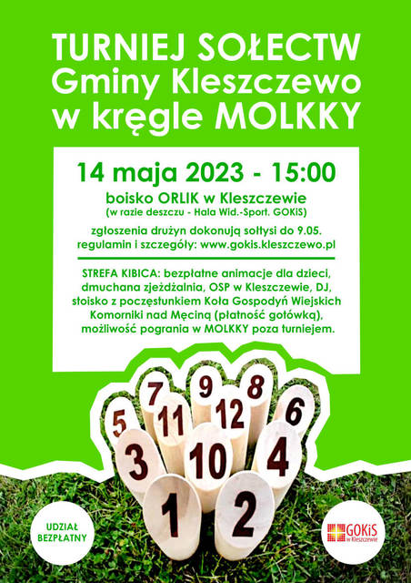 Turniej Sołectw Gminy Kleszczewo w Kręgle Molkky