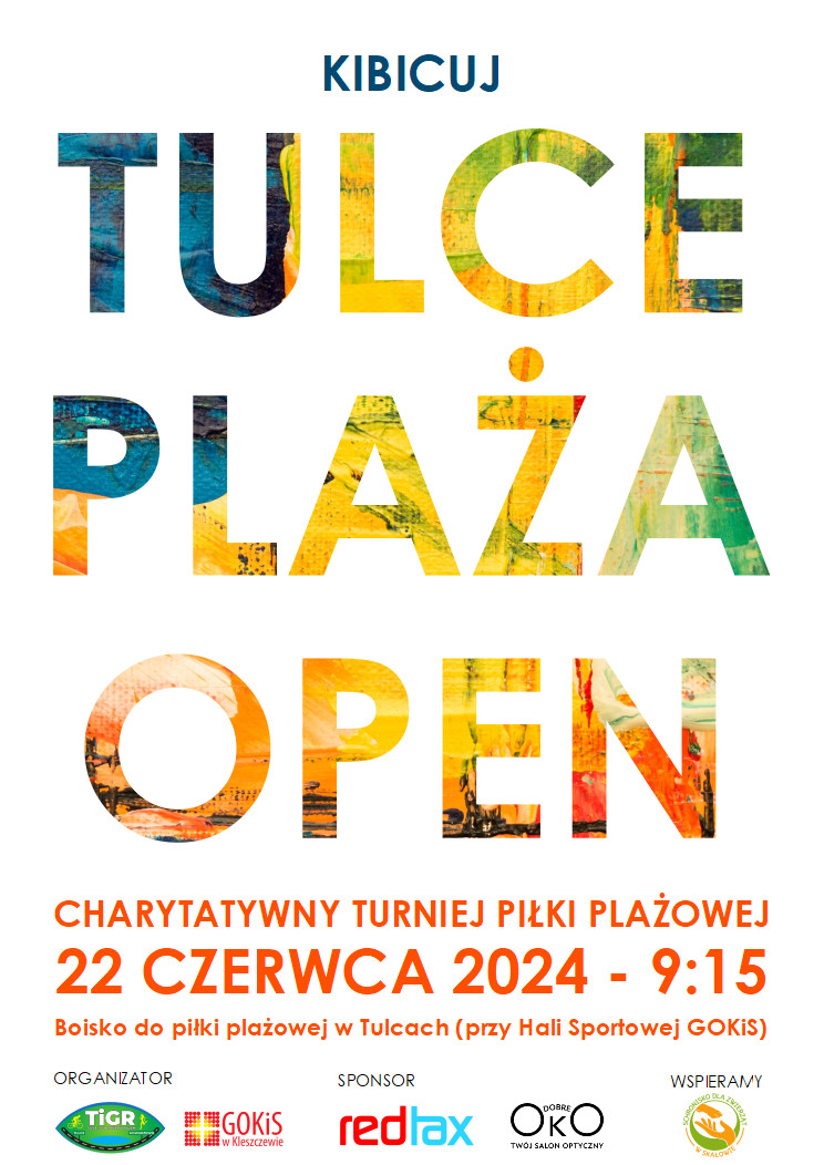 tulce_plaża_open_2024_plakat