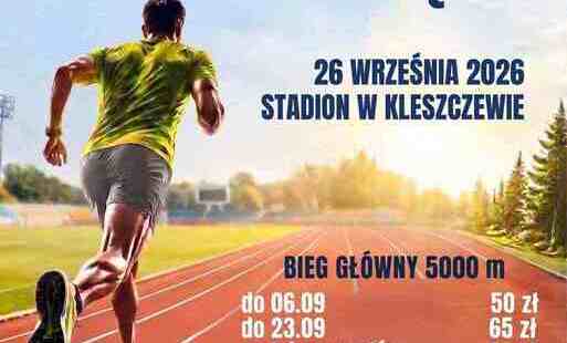Plakat informujący o wydarzeniu sportowym.